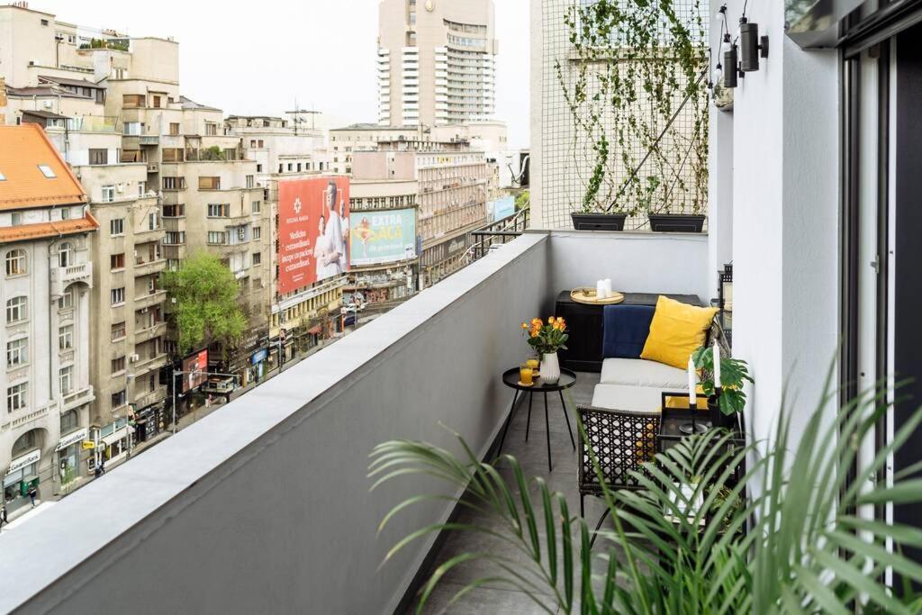 Amazing City View - Terrace+Netflix - City Center Βουκουρέστι Εξωτερικό φωτογραφία